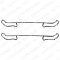 Ремкомплект гальмівних колодок Delphi LX0076