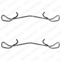 Ремкомплект гальмівних колодок Delphi LX0169