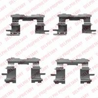 Ремкомплект гальмівних колодок Delphi LX0447