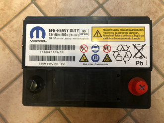 Батарея акумуляторна 12В 60Ah 600A (EN) EFB (R+)