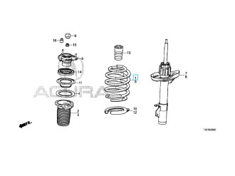 Пружина підвіски HONDA/ACURA 51401TZ6R02
