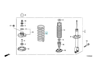 Пружина підвіски HONDA/ACURA 52441TY4A01