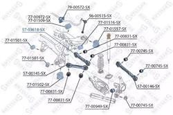 Важіль підвіски Stellox 5703618SX